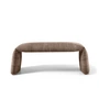 nanimarquina - Banc plié, large, 120 x 45 cm, gris-brun
