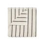 Blomus - Arto Serviette de bain, 140 x 70 cm, rayures fines, moonbeam / magnet