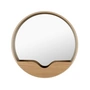 Zuiver - Round Wall Miroir mural Ø 60 cm, plaqué chêne