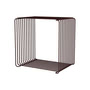 Montana - Panton Wire Étagère / Table d'appoint 25,7 cm, noir-rouge