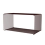 Montana - Panton Wire Extended Étagère 34,8 cm, noir-rouge