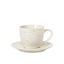 Broste Copenhagen - Nordic Vanilla Tasse avec soucoupe, Ø 14 x 8,8 cm
