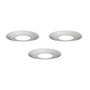 Stoff Nagel - Manchette pour bougie, Ø 2,85 cm, chrome (set de 3)