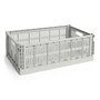 HAY - Colour Crate Corbeille L, 53 x 34,5 cm, grise, recycled