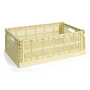 HAY - Colour Crate Panier L, 53 x 34,5 cm, jaune clair, recycled