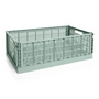 HAY - Colour Crate Corbeille XL, 68 x 42 cm, vert sauge, recycled