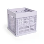 HAY - Colour Crate Corbeille Cube, 29,5 x 29,5 cm, lavande, recyclée