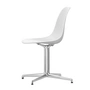Vitra - Eames Plastic Side Chair DSL RE, poli / blanc coton (patins en feutre basic dark)