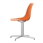 Vitra - Eames Plastic Side Chair DSL RE, poli / orange rouille (patins en feutre basic dark)