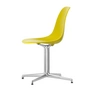 Vitra - Eames Plastic Side Chair DSL RE, poli / moutarde (patins en feutre basic dark)