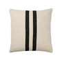 Broste Copenhagen - Sigrun Taie d'oreiller, 50 x 50 cm, beige clair / noir