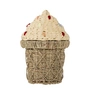 Bloomingville Mini - Cillie Corbeille avec couvercle, H 41 cm, naturel