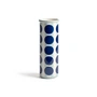 & klevering - Patch Vase, point, Ø 11 x 30,5 cm, bleu foncé