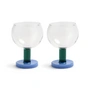 & klevering - Cantine Coupe, 200 ml, bleu / vert (set de 2)
