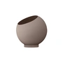 AYTM - Globe Pot de fleurs, Ø 21 x H 18,8 cm, taupe / taupe