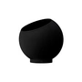 AYTM - Globe Pot de fleurs, Ø 30 x H 26,6 cm, noir / noir