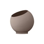AYTM - Globe Pot de fleurs, Ø 30 x H 26,6 cm, taupe / taupe