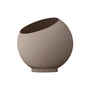 AYTM - Globe Pot de fleurs, Ø 37 x H 32,2 cm, taupe / taupe