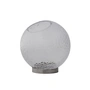 AYTM - Globe Bubbles Vase Ø 17 cm, transparent / argenté