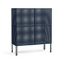 HAY - Perforated Cabinet M, bleu acier