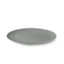 Lyngby Porcelæn - Rhombe Earth plat de service ovale 21,5 x 28,5 cm, moss
