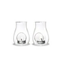 Holmegaard - Design with light Lanterne H 11 cm, transparent (set de 2)