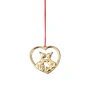 Rosendahl - Kissing Elves Pendentif H 6,5 cm, or