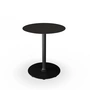 HOUE - Pico table de jardin, Ø 64 cm, piétement rond, noir