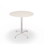 HOUE - Pico table de jardin, Ø 74 cm, piétement 4 étoiles, muted white