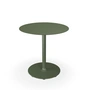 HOUE - Pico table de jardin, Ø 74 cm, piétement rond, vert olive