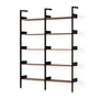 & Tradition - Rombe Configuration A Étagère, anthracite / étagères en placage de noyer