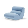 & Tradition - Hi Lo AV54 module simple, fauteuil, bleu (tissu Kvadrat Gentle 0733)