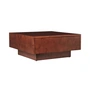Ferm Living - Burl Coffee Table, avec tiroir, 70x 70 cm, teinté foncé