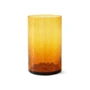 HKliving - Tube Verre à boire, H 12 cm / 400 ml, amber