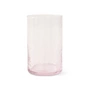 HKliving - Tube Verre à boire, H 12 cm / 400 ml, blush