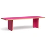 HKliving - Table de salle à manger rectangulaire, 280 cm, raspberry
