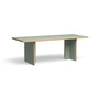HKliving - Table de salle à manger rectangulaire, 220 cm, pale blue