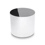 Innovation Living - Tin Drum Table d'appoint, Ø 40 x 35 cm, chrome