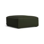 HAY - Mags Soft Ottoman S01 (XS), vert foncé (Maglia) / Coutures : beige (patins en feutre)