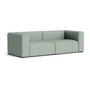 HAY - Mags Sofa 2,5 places, combinaison 1, vert clair ( Metaphor 023) (patins en feutre)