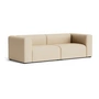 HAY - Mags Sofa 2,5 places, combinaison 1, beige ( Hallingdal 220) (patins en feutre)