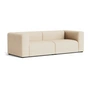 HAY - Mags Sofa 2,5 places, combinaison 1, beige ( Bolgheri LGG60) (patins en feutre)