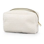 Cam Cam Copenhagen - Trousse de toilette, tricotée, 22 x 5 x 16,5 cm, blanc cassé / capri