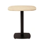 Umage - Gather Table d'appoint, H 109 cm, noir / naturel (travertin)