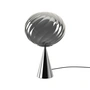 Tom Dixon - Whirl Cone Fat LED lampe de table, argenté / argenté