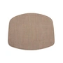 HAY - Coussin d'assise pour chaise AAC avec accoudoirs, beige (Remix 242)
