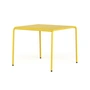 TipToe - Panorama Table de jardin, 90 x 90 cm, sun yellow