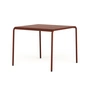 TipToe - Panorama Table de jardin, 90 x 90 cm, brick red