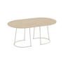 Muuto - Airy Table basse, moyenne, chêne laqué / blanc cassé