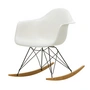 Vitra - Eames Plastic Armchair RAR, érable jaunâtre / basic dark / blanc